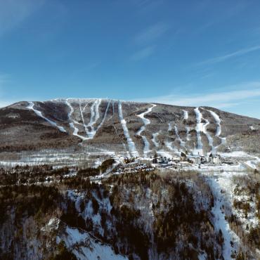 Panorama sur le Mont-Sainte-Anne