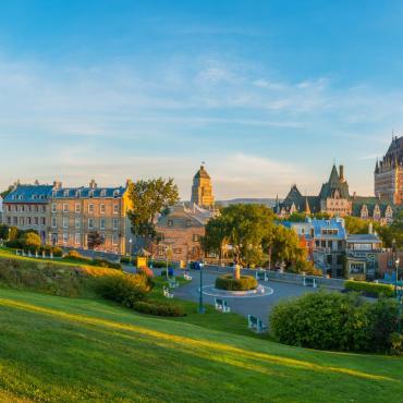 Vue de la terrasse Pierre Dugua De-Mons