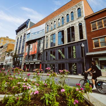 Rue Saint-Joseph dans le quartier Saint-Roch