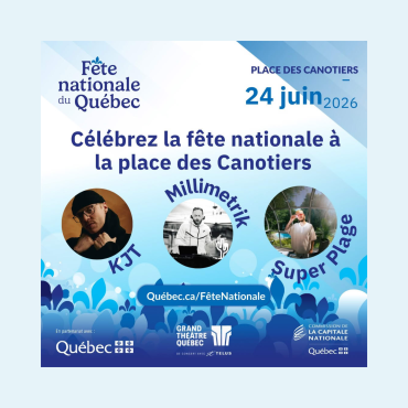 Fête nationale du Québec à la place des Canotiers 