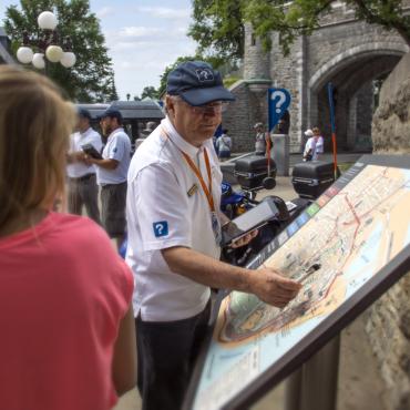 Agent d'information touristique dans le Vieux-Québec