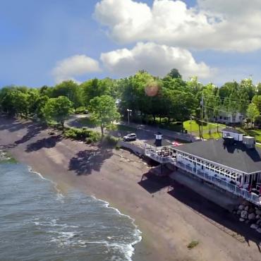 Resto de la Plage - Vue aérienne
