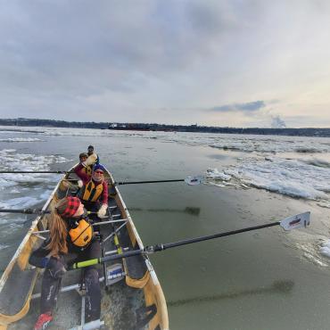 Canot à glace Expérience - À la rame!