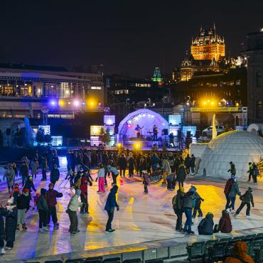 Discoglace du Port de Québec - Patinoire