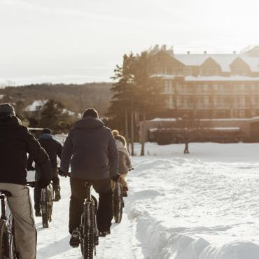 Entourage sur-le-Lac - fatbike à Entourage