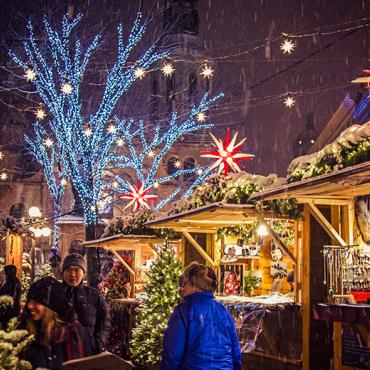 Communauté Allemande Québec - Marché de Noël allemand - le soir